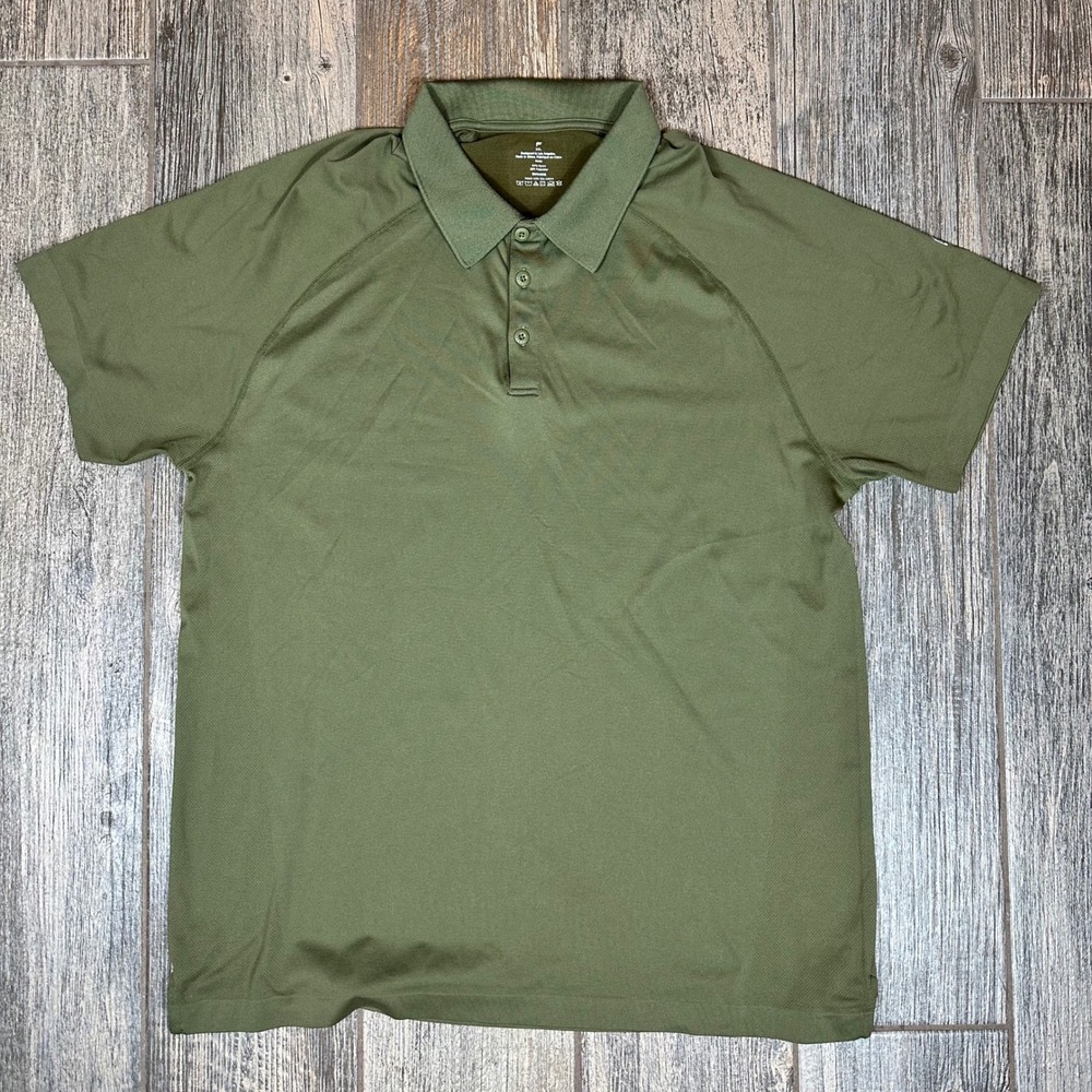 Fabletics Men's Olive Green Polo Shirt